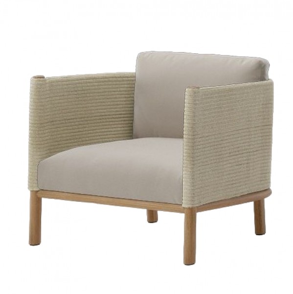 Outdoor Furniture Hotel - أريكة خارجية أحادية المقعد بإطار من