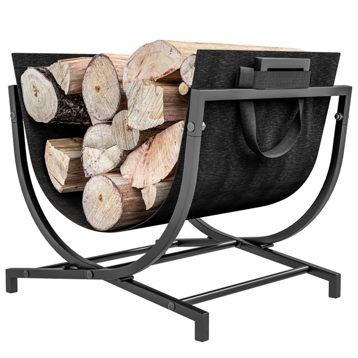 Outdoor Furniture Wooden - رف حطب خشبي للاستخدام الخارجي، حامل