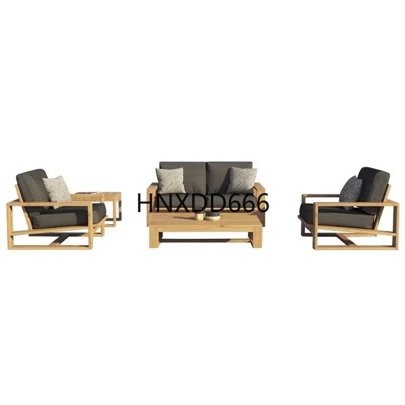Outdoor Furniture Hotel - أريكة خارجية فردية من الخشب الصلب