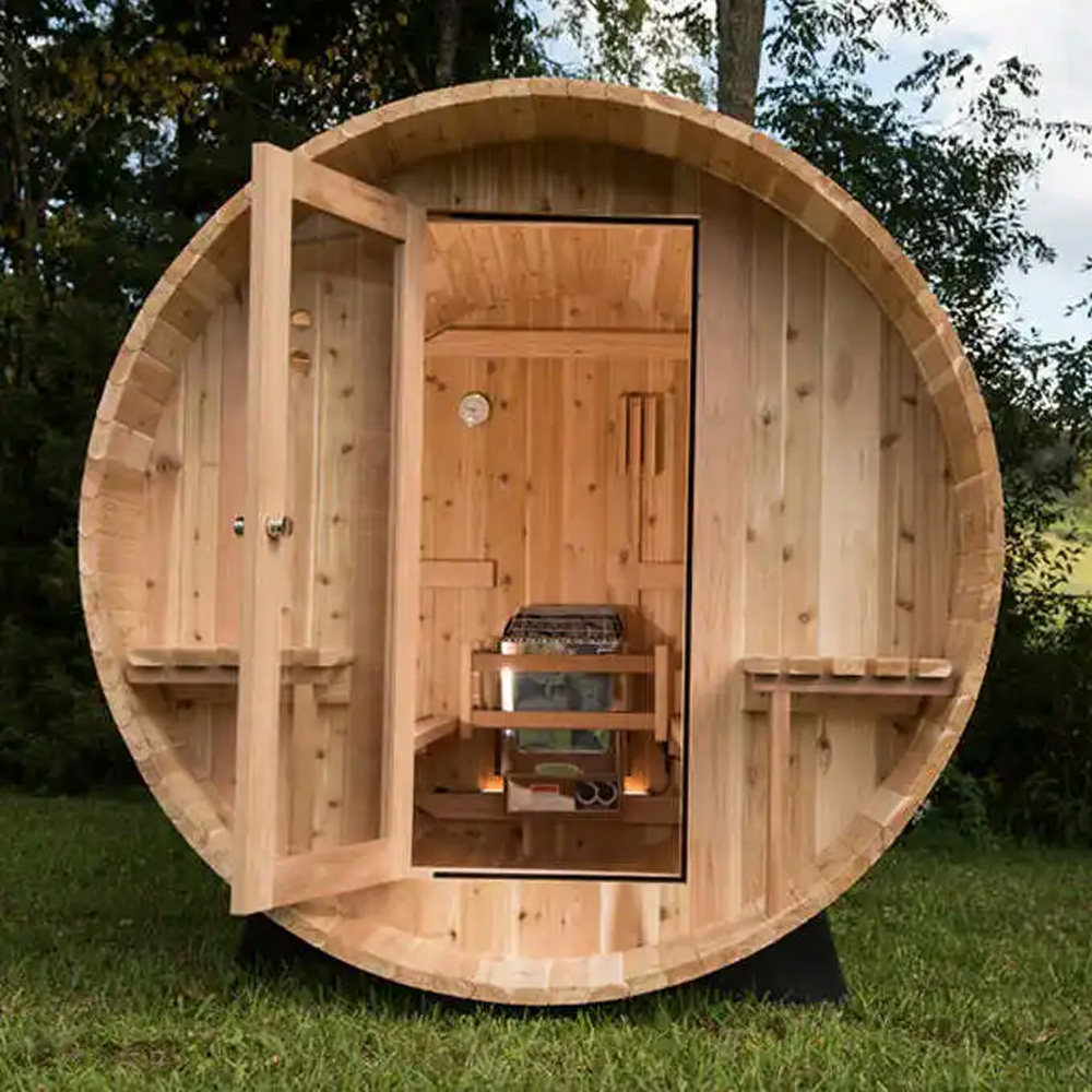 Outdoor Furniture Wooden - ساونا خارجية بالجملة تتسع لـ 4-6