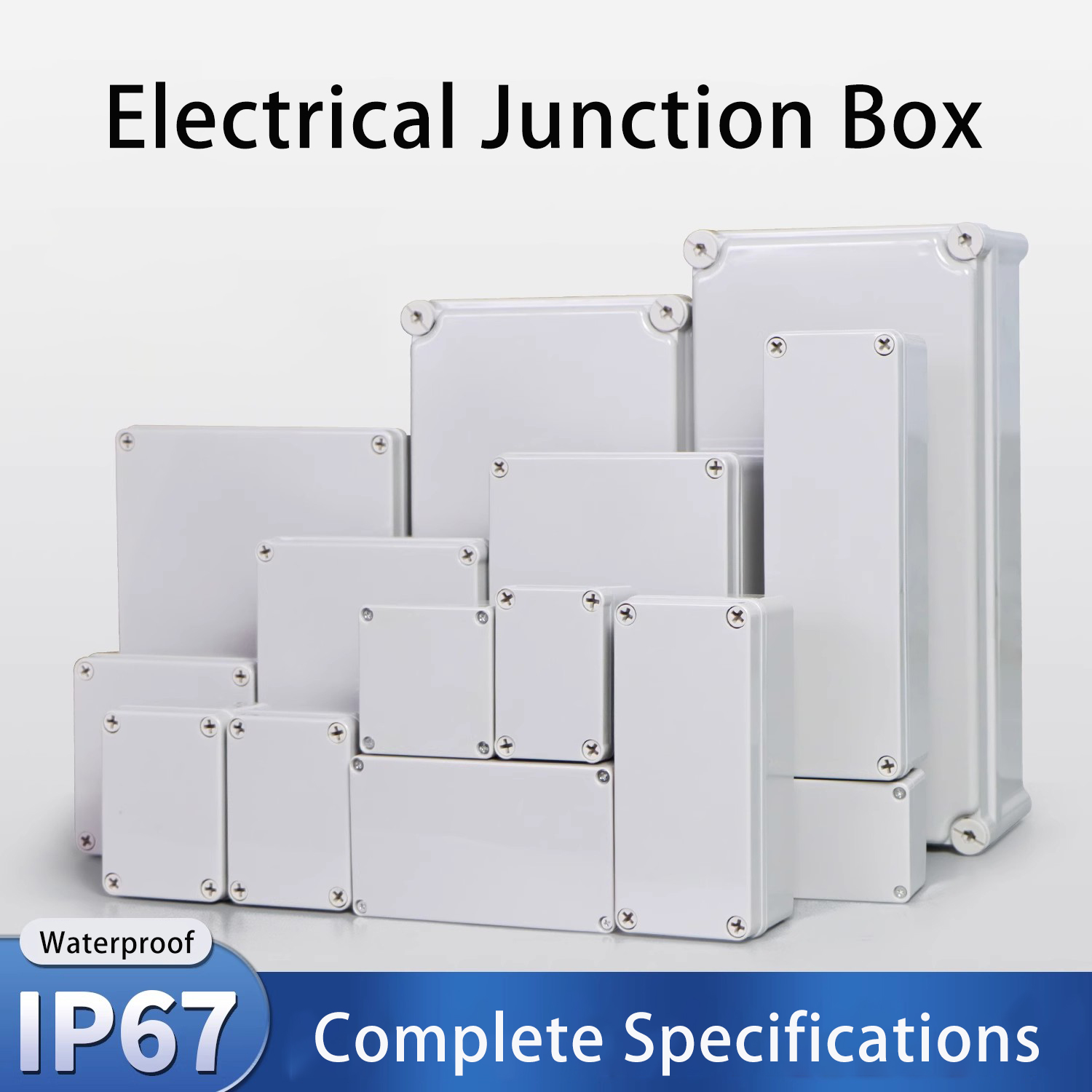 Outdoor Furniture Outlet - IP67 رمادي/غطاء شفاف في الهواء الطلق