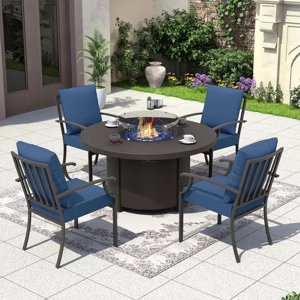 طقم أثاث خارجي مكون من 5 قطع م - مراجعة Outdoor Furniture Fire Pit وسعره