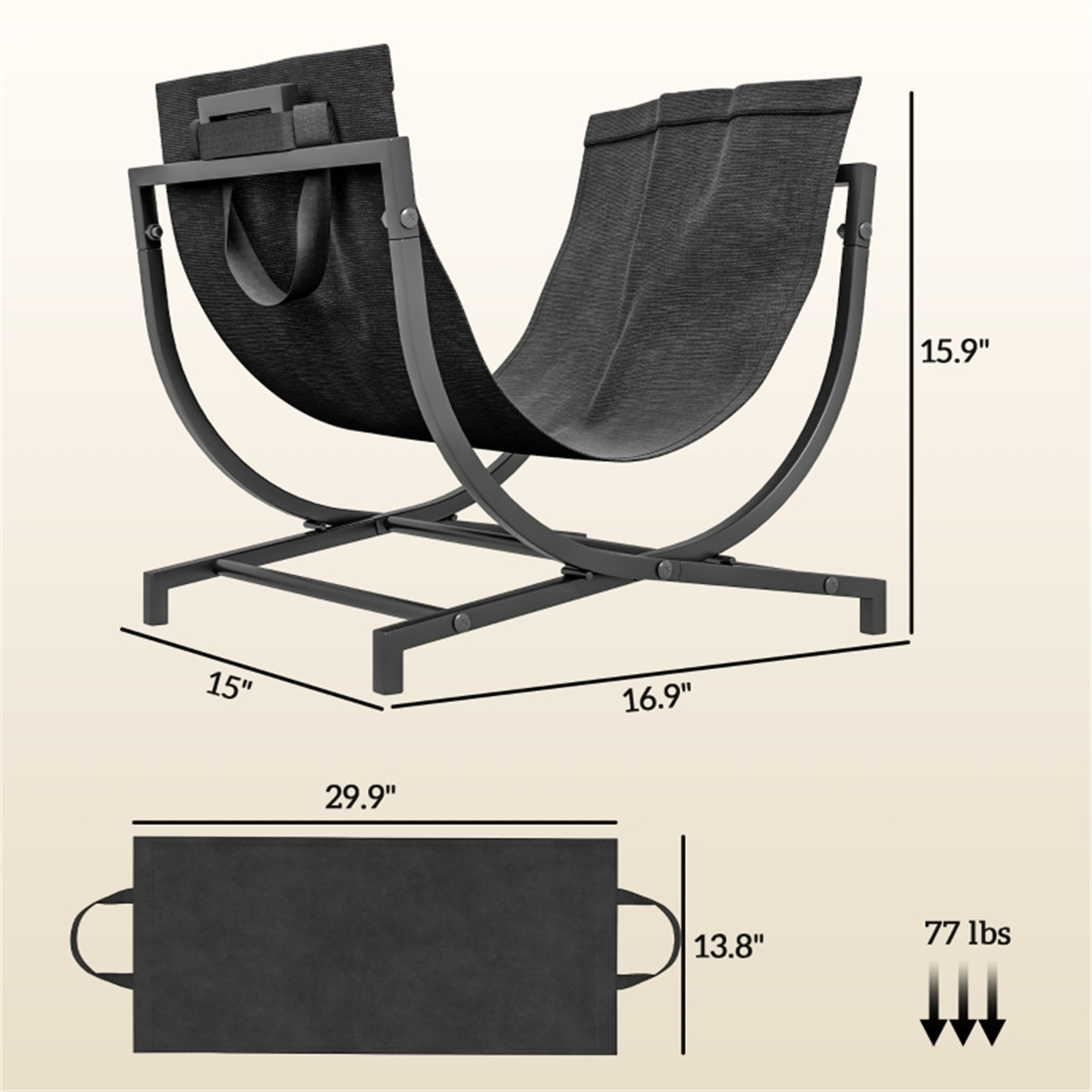 رف حطب خشبي للاستخدام الخارجي، - مراجعة Outdoor Furniture Wooden وسعره