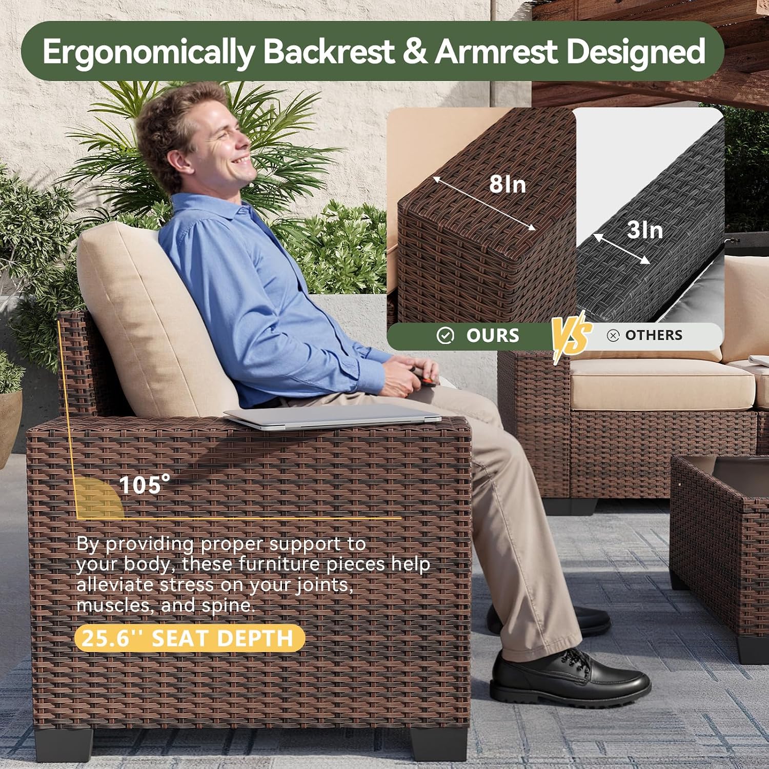 طقم أثاث فناء مكون من 7 قطع مع - مراجعة Outdoor Furniture Fire Pit وسعره