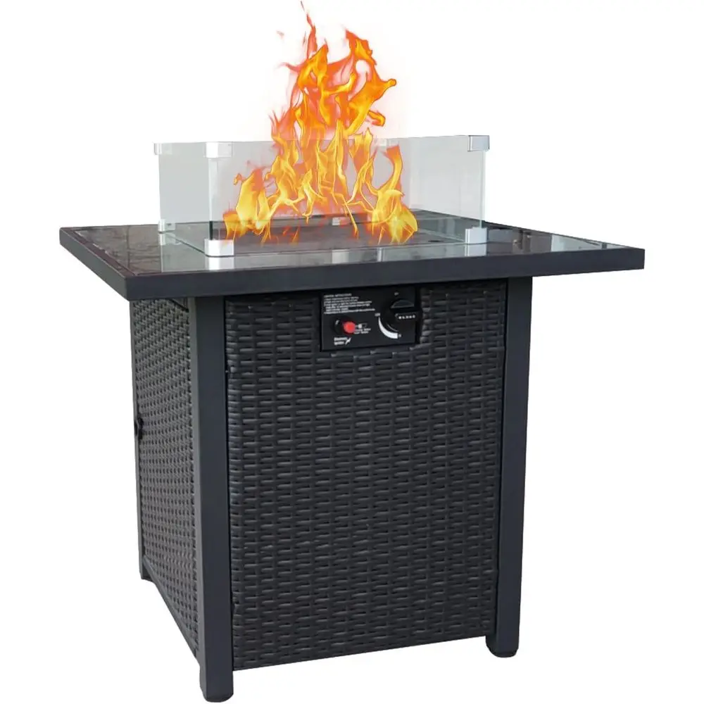 طقم أثاث خارجي من الخوص، أريكة - مراجعة Outdoor Furniture Fire Pit وسعره