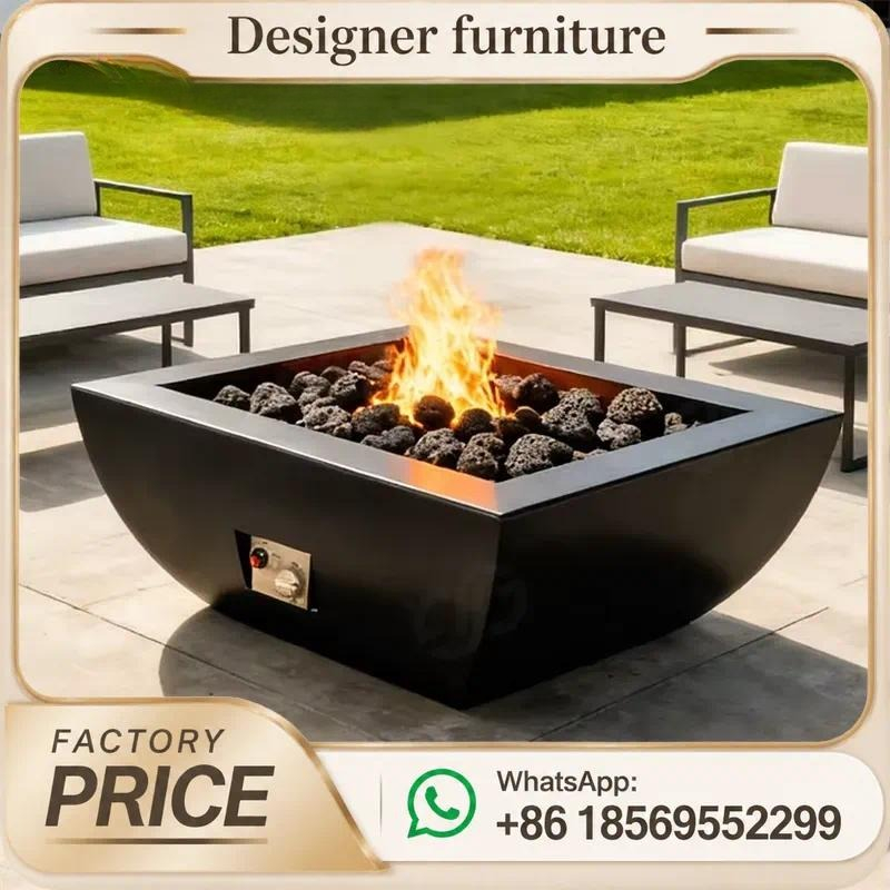 طاولة حفرة نار خارجية مخصصة تع - مراجعة Outdoor Furniture Fire Pit وسعره