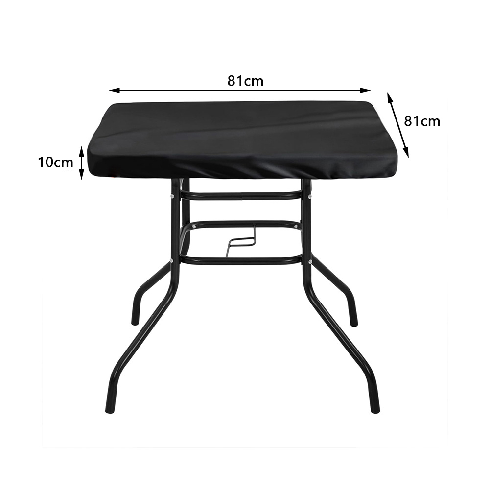 غطاء طاولة مربع أسود مقاوم للم - مراجعة Outdoor Furniture Upholstery وسعره