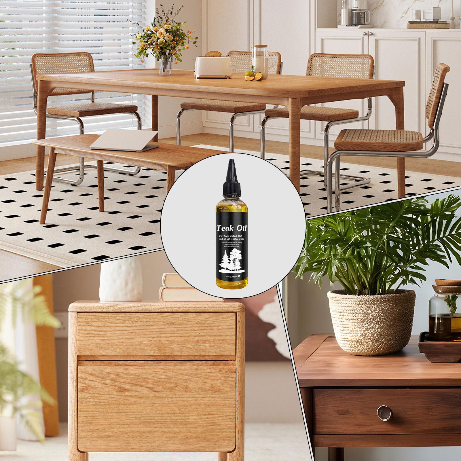 زيت خشب طبيعي 100 مل لتلميع وت - مراجعة Outdoor Furniture Oil Teak وسعره