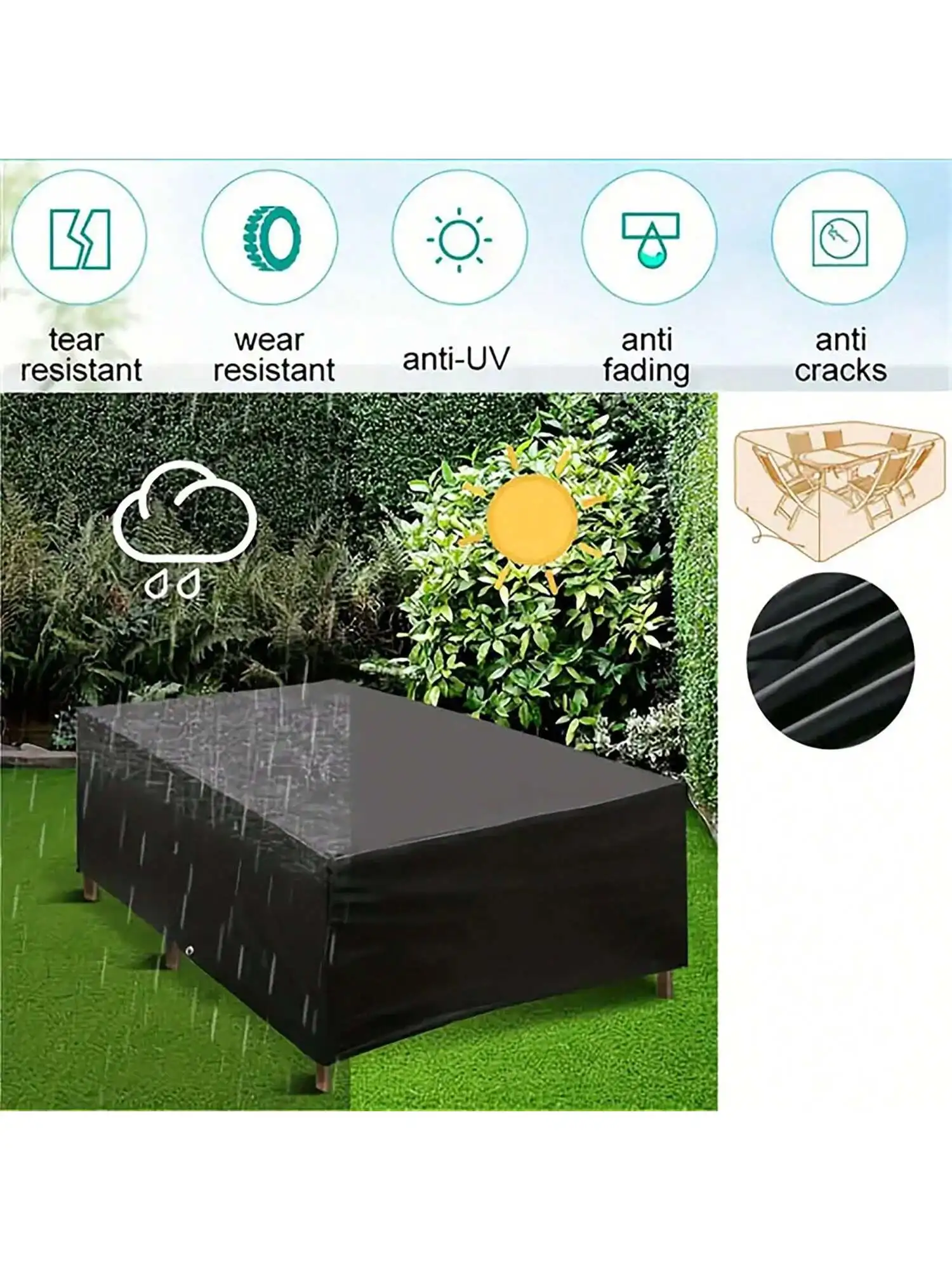 أثاث حديقة الفناء الخارجي متعد - مراجعة Outdoor Furniture Protector وسعره