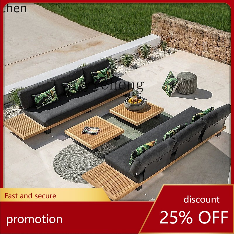 أريكة خشب الساج الخارجية من HY - مراجعة Outdoor Furniture Hotel وسعره